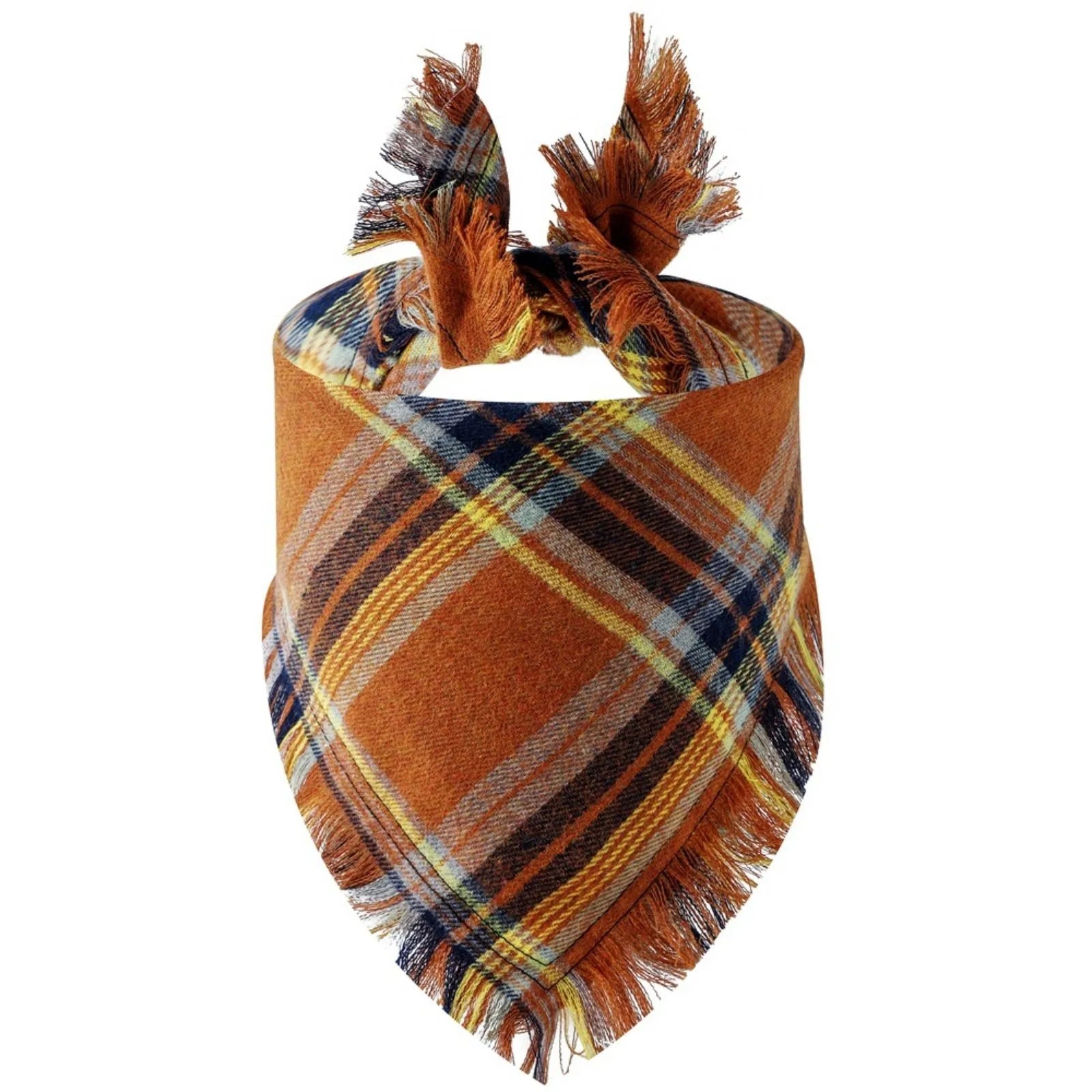 Bandana à Carreaux Style Écossais pour Chien et Chiot