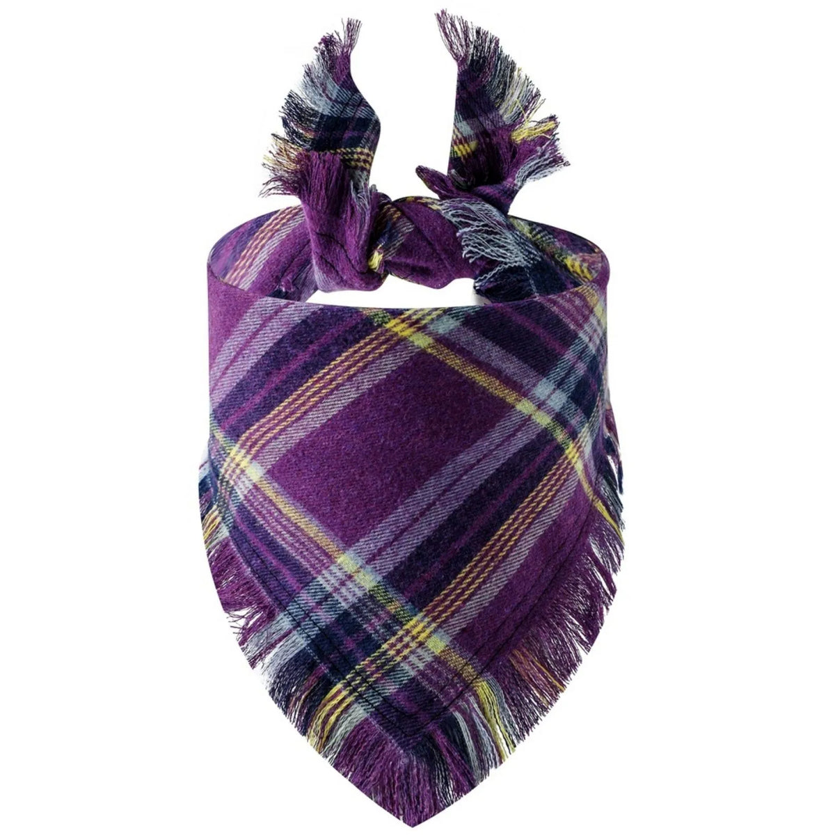 Bandana à Carreaux Style Écossais pour Chien et Chiot