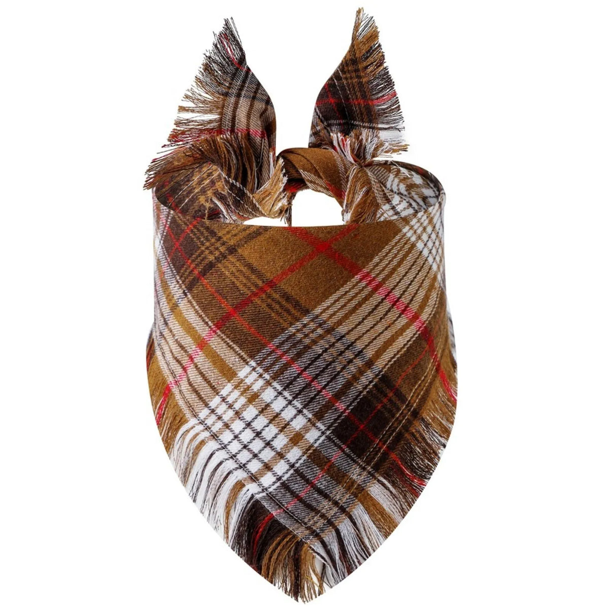 Bandana à Carreaux Style Écossais pour Chien et Chiot