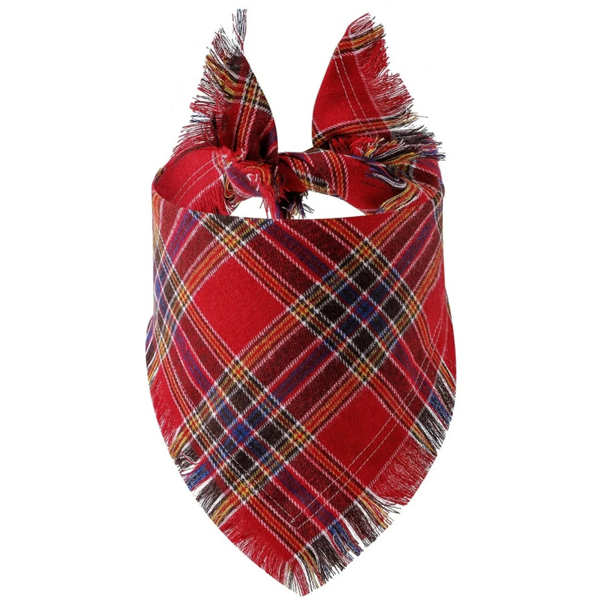 Bandana à Carreaux Style Écossais pour Chien et Chiot