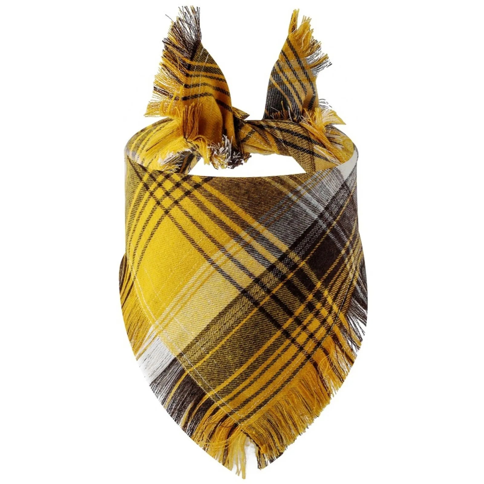 Bandana à Carreaux Style Écossais pour Chien et Chiot