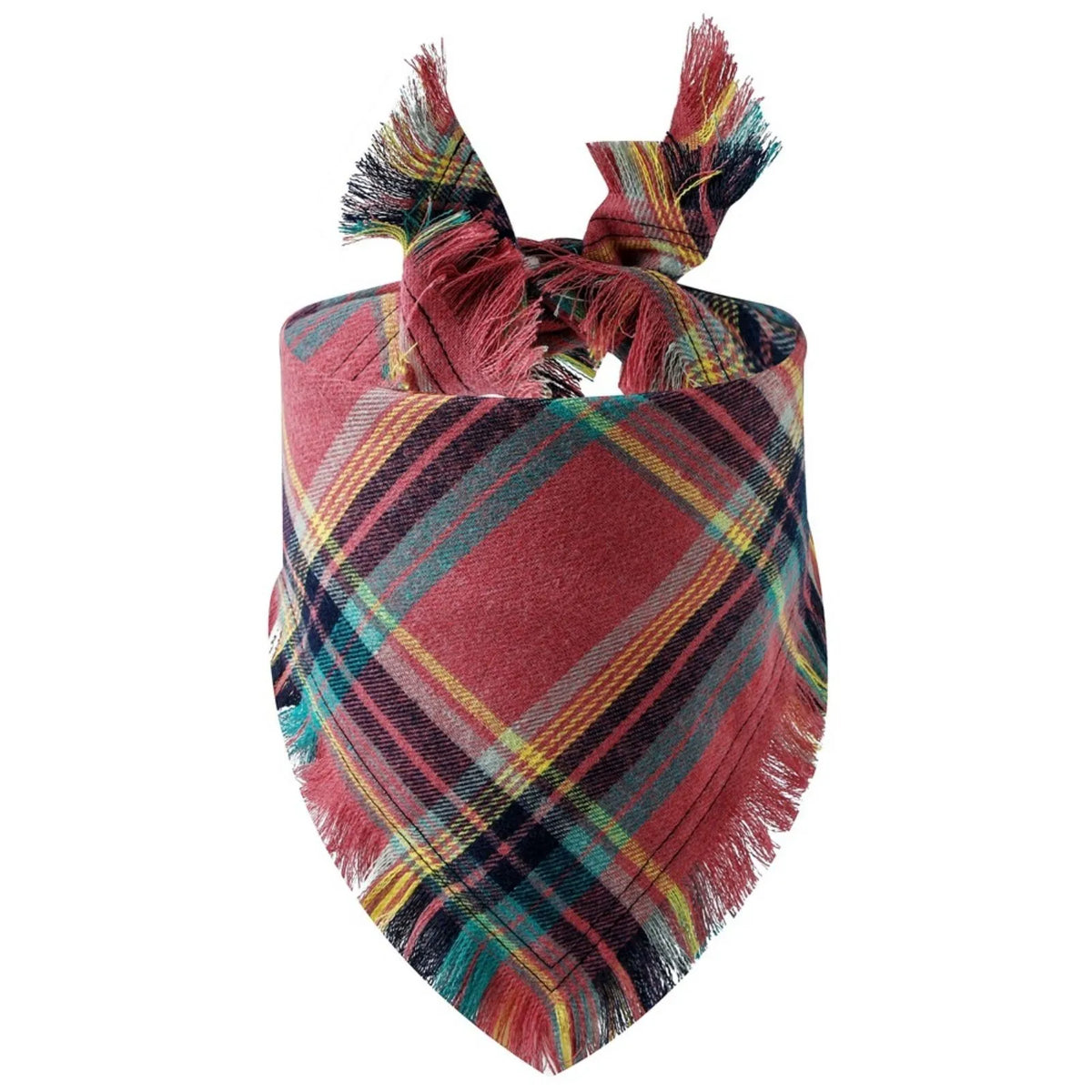 Bandana à Carreaux Style Écossais pour Chien et Chiot