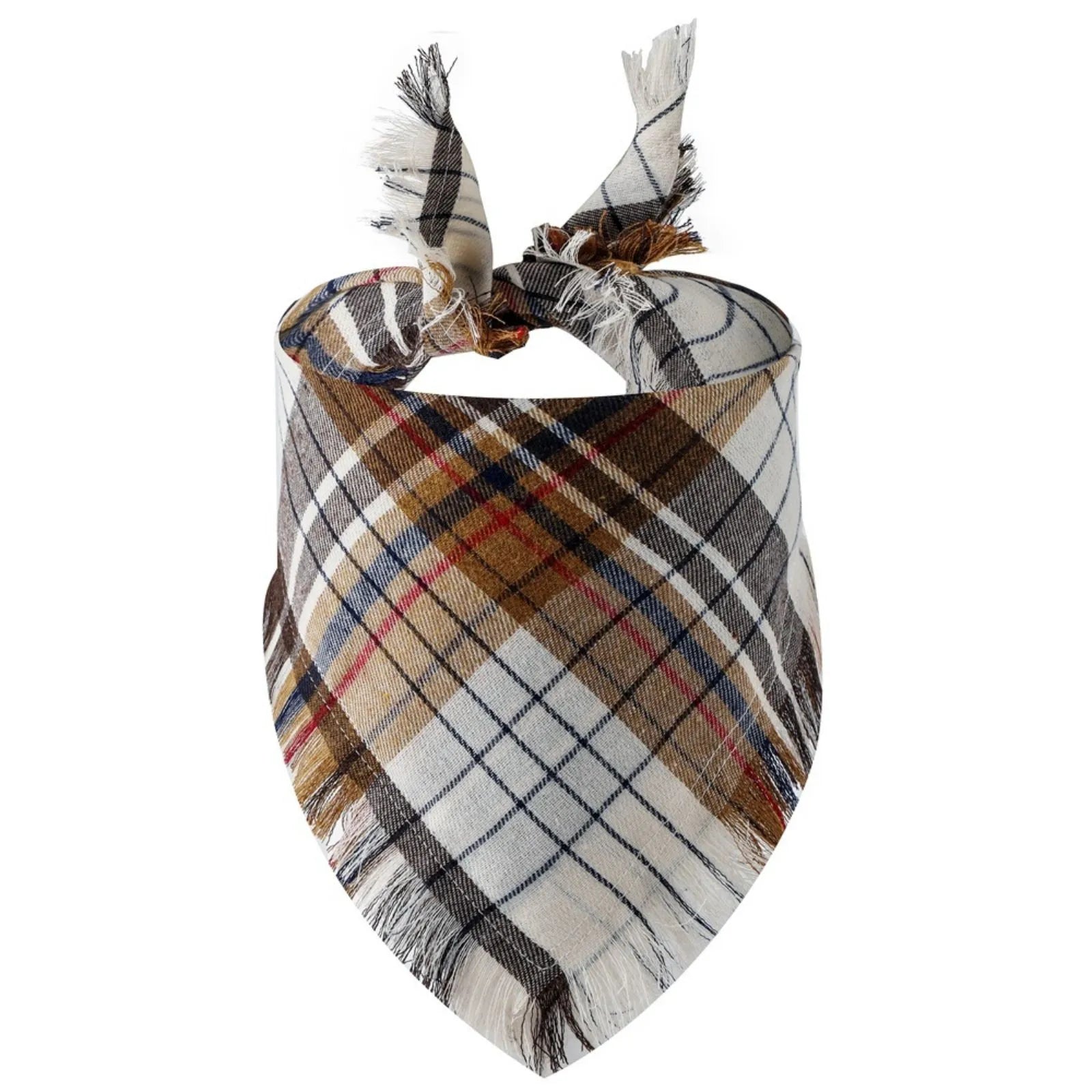 Bandana à Carreaux Style Écossais pour Chien et Chiot
