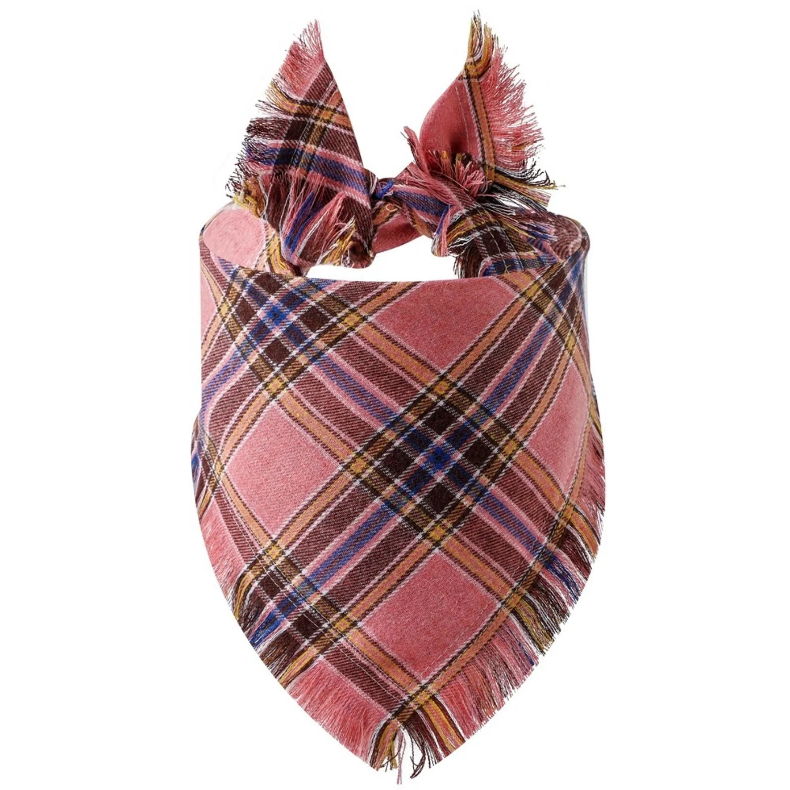 Bandana à Carreaux Style Écossais pour Chien et Chiot